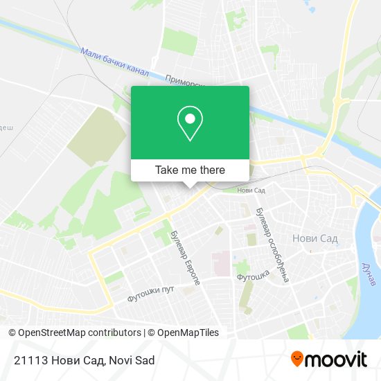 21113 Нови Сад map