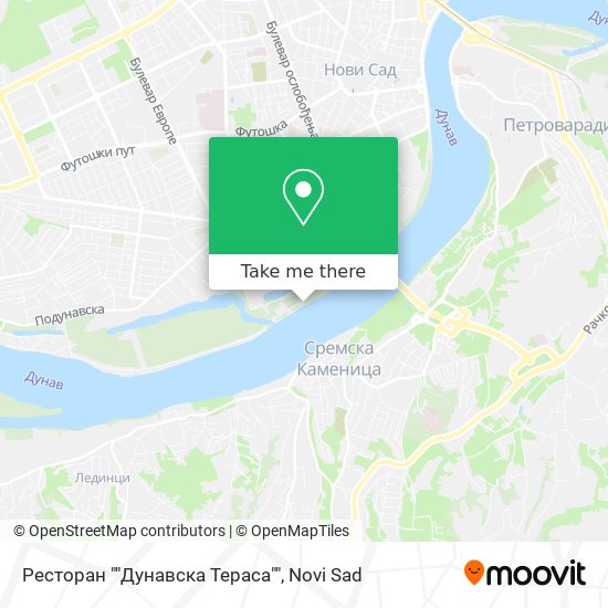 Ресторан ""Дунавска Тераса"" map