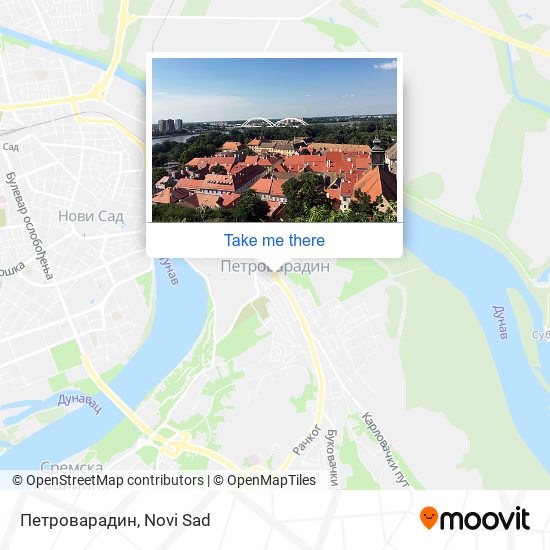 Петроварадин map