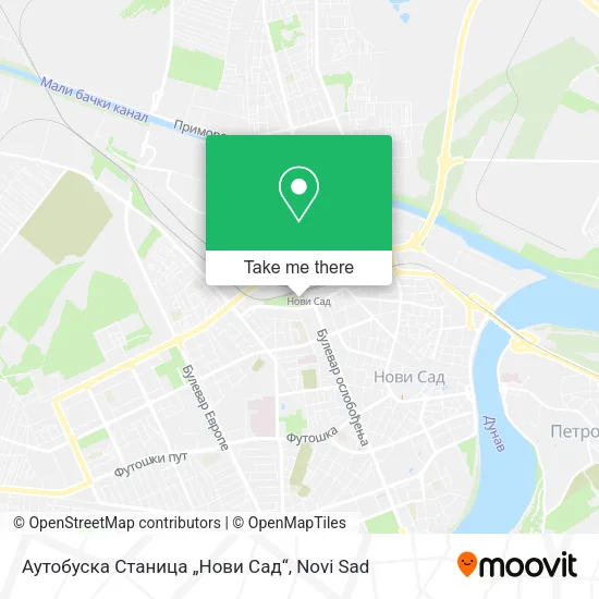 Аутобуска Станица „Нови Сад“ map