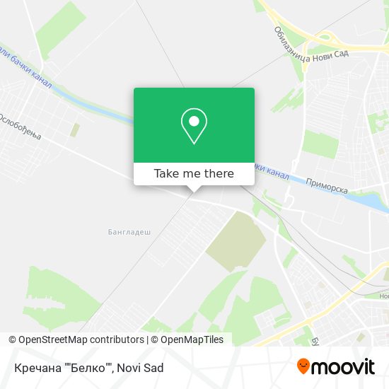 Кречана ""Белко"" map