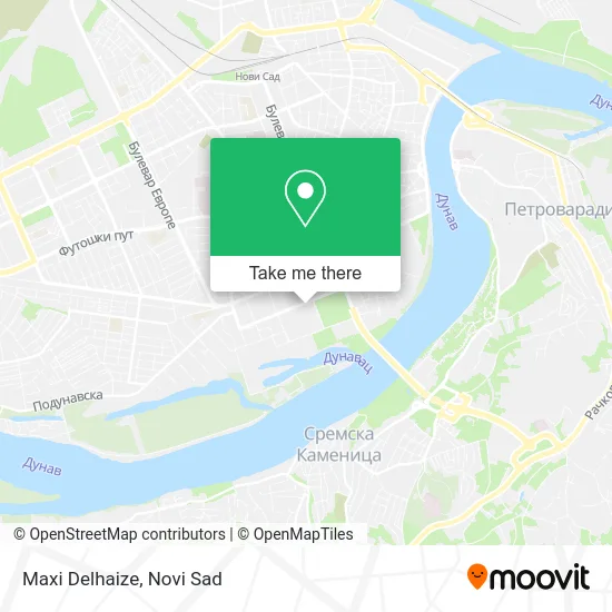 Maxi Delhaize map