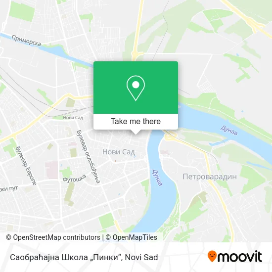 Саобраћајна Школа „Пинки“ map