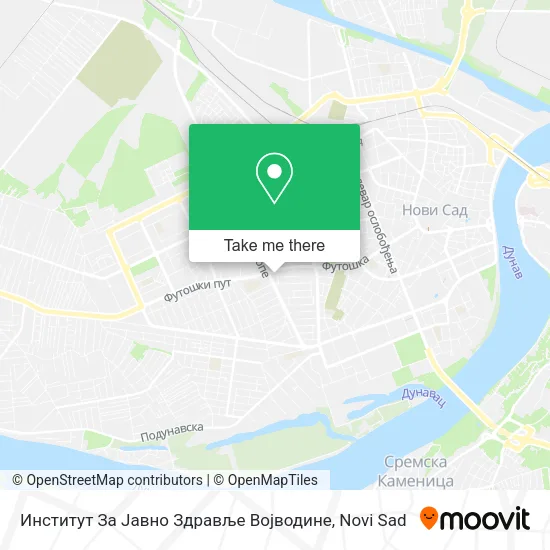 Институт За Јавно Здравље Војводине map
