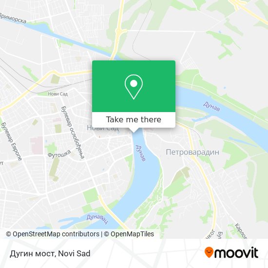 Дугин мост map