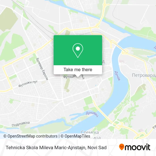 Tehnicka Skola Mileva Maric-Ajnstajn map