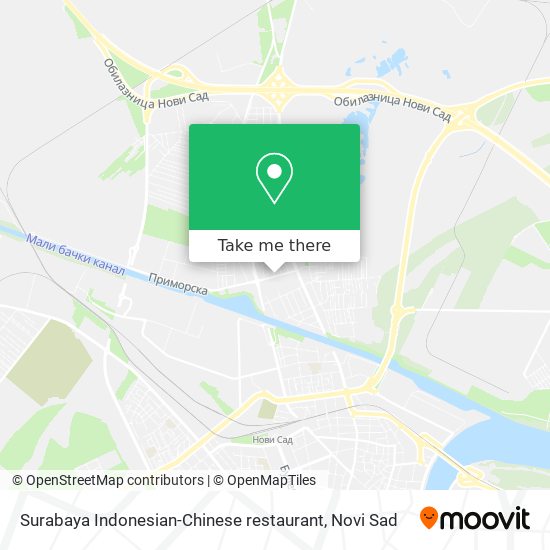 Surabaya Indonesian-Chinese restaurant map