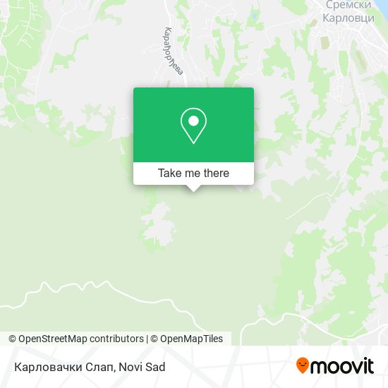 Карловачки Слап map