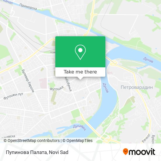 Пупинова Палата map