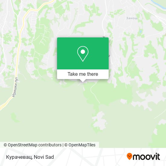 Курачевац map