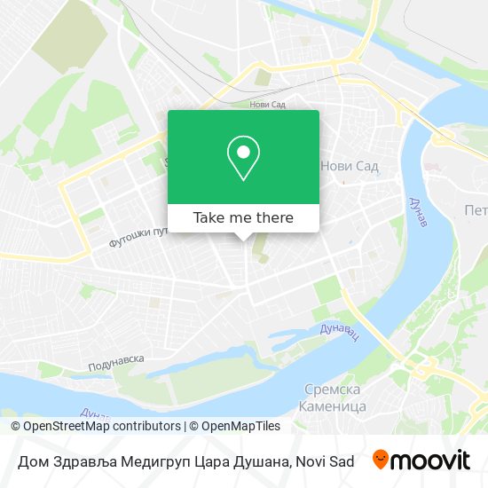 Дом Здравља Медигруп Цара Душана map