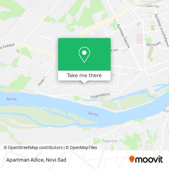 Apartman Adice map