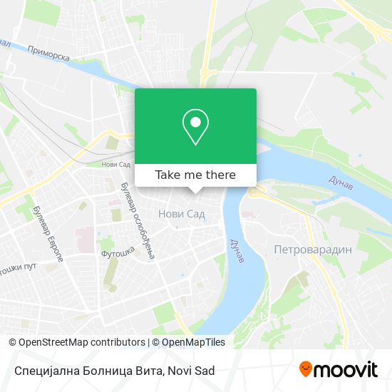 Специјална Болница Вита map