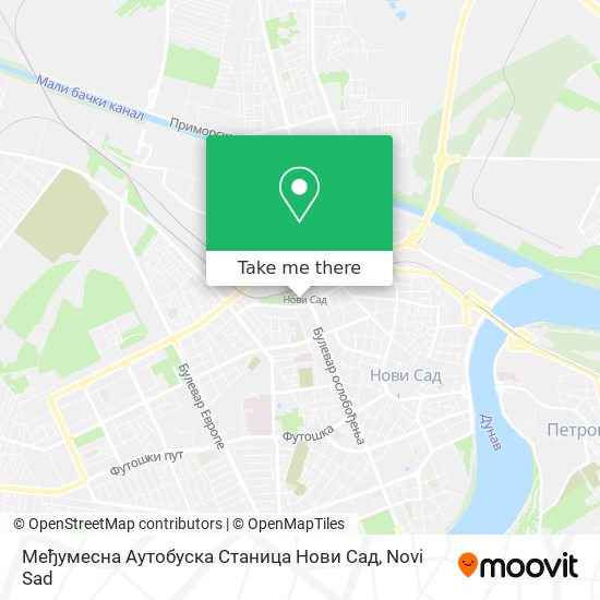 Међумесна Аутобуска Станица Нови Сад map