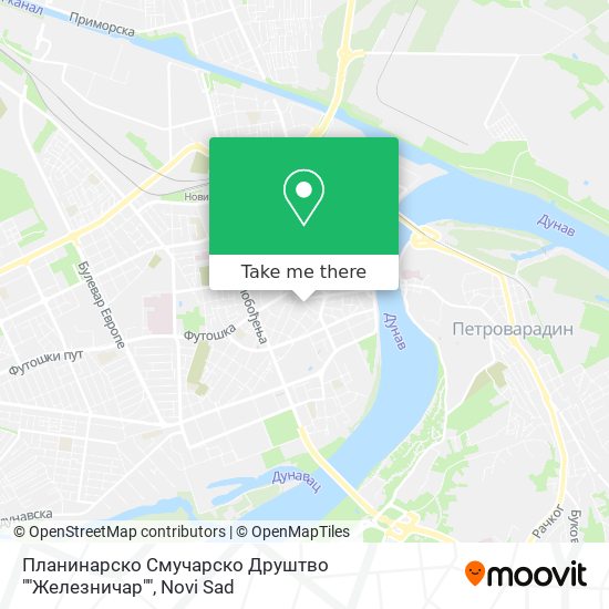 Планинарско Смучарско Друштво ""Железничар"" map