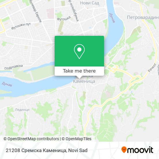 21208 Сремска Каменица map