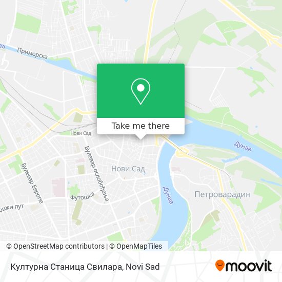 Културна Станица Свилара map