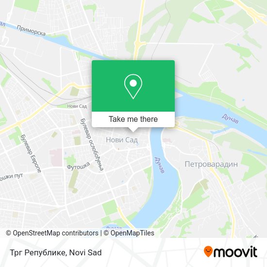 Трг Републике map