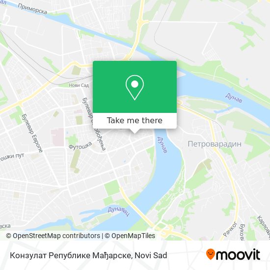 Конзулат Републике Мађарске map