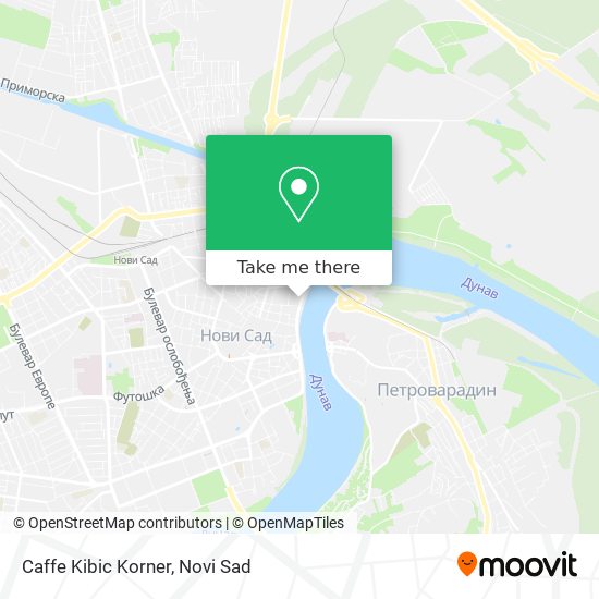 Caffe Kibic Korner map