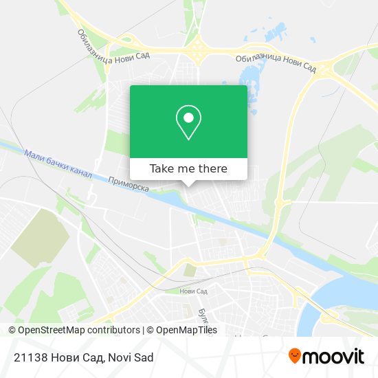 21138 Нови Сад map