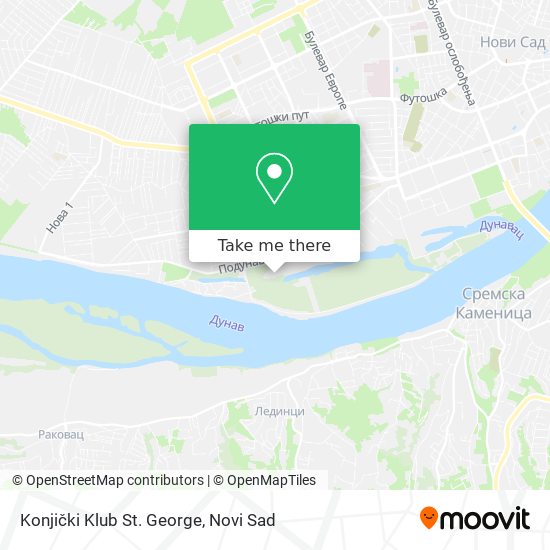 Konjički Klub St. George map