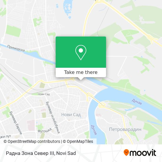 Радна Зона Север III map