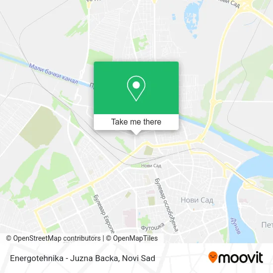 Energotehnika - Juzna Backa map
