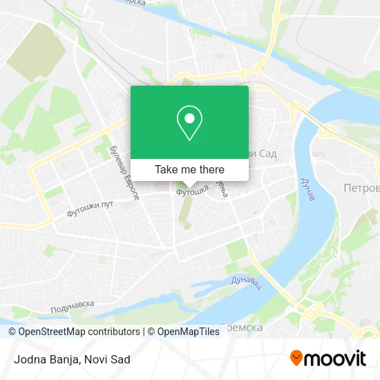 Jodna Banja map