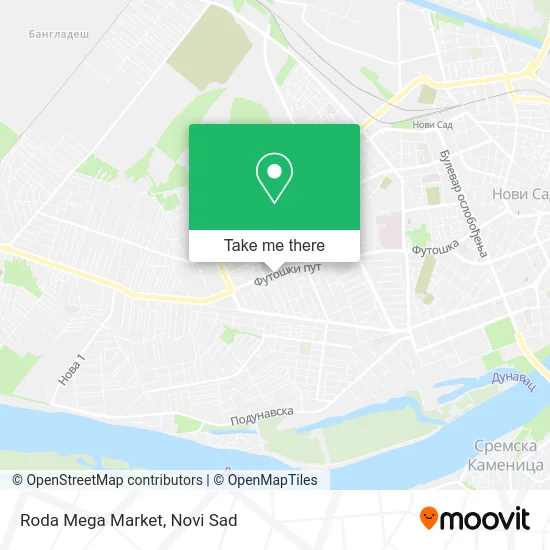 Roda Mega Market map