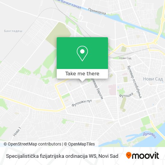 Specijalistička fizijatrijska ordinacija  WS map