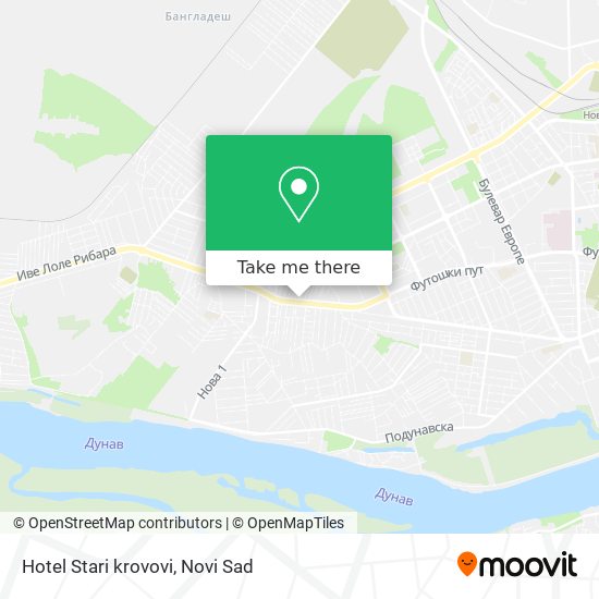 Hotel Stari krovovi map