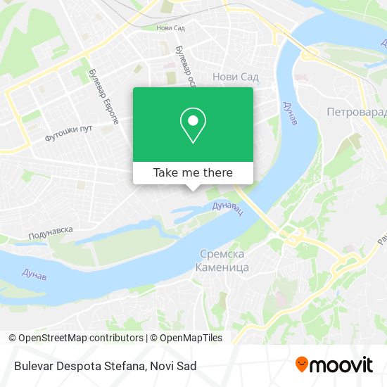 Bulevar Despota Stefana map
