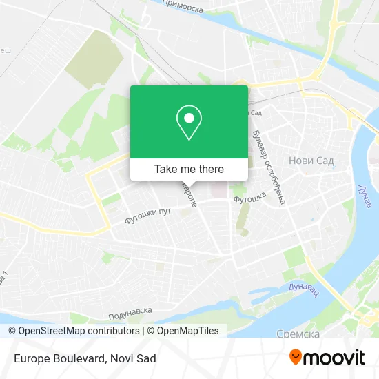 Europe Boulevard map