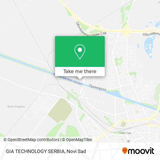 GIA TECHNOLOGY SERBIA map