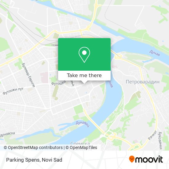 Parking Spens map