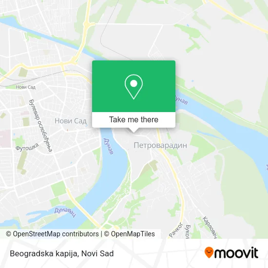 Beogradska kapija map