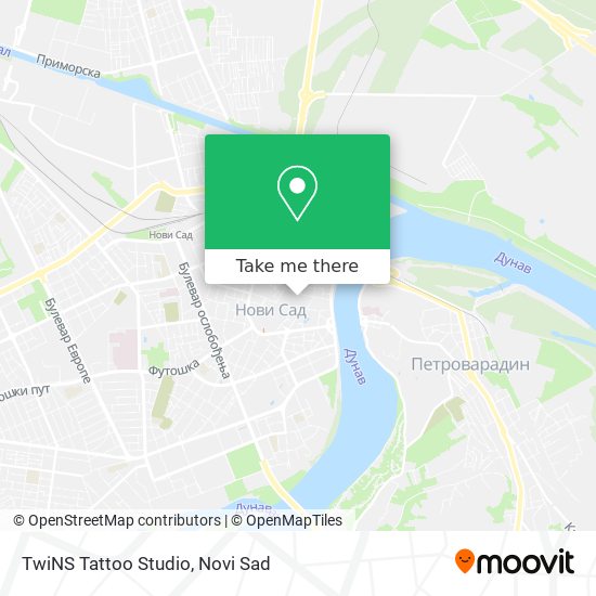 TwiNS Tattoo Studio map