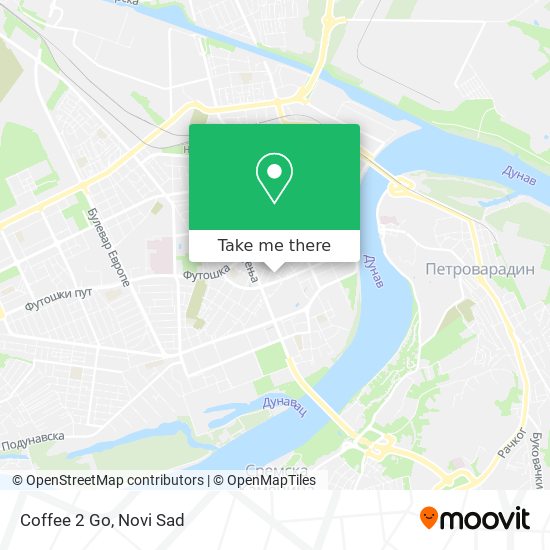 Coffee 2 Go map