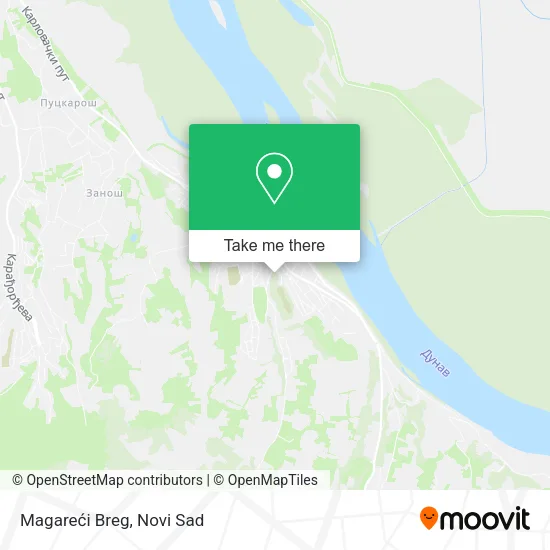 Magareći Breg map