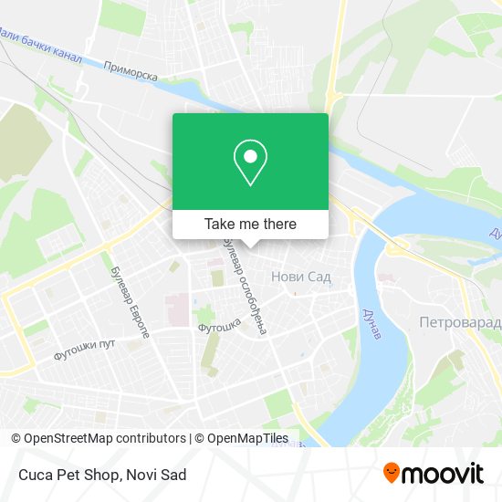 Cuca Pet Shop map