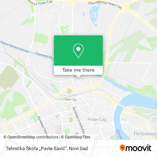 Tehnička Škola „Pavle Savić” map
