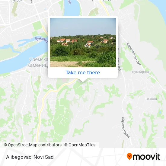 Alibegovac map