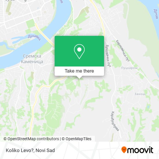 Koliko Levo? map