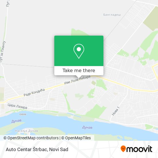 Auto Centar Štrbac map