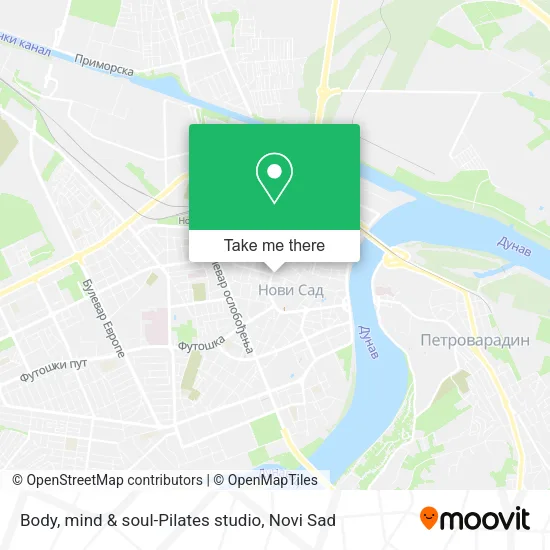 Body, mind & soul-Pilates studio map