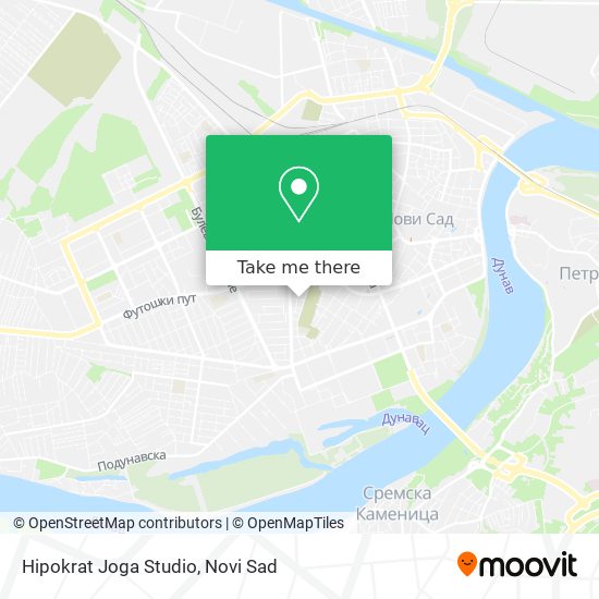 Hipokrat Joga Studio map