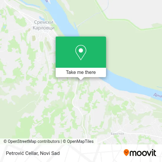 Petrović Cellar map