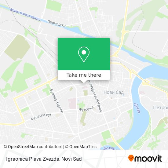 Igraonica Plava Zvezda map