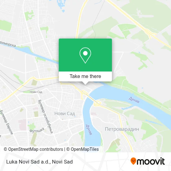 Luka Novi Sad a.d. map